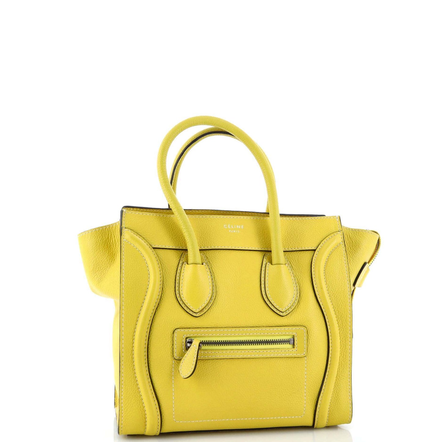 セリーヌ ラゲッジバッグ グレイニーレザー マイクロ