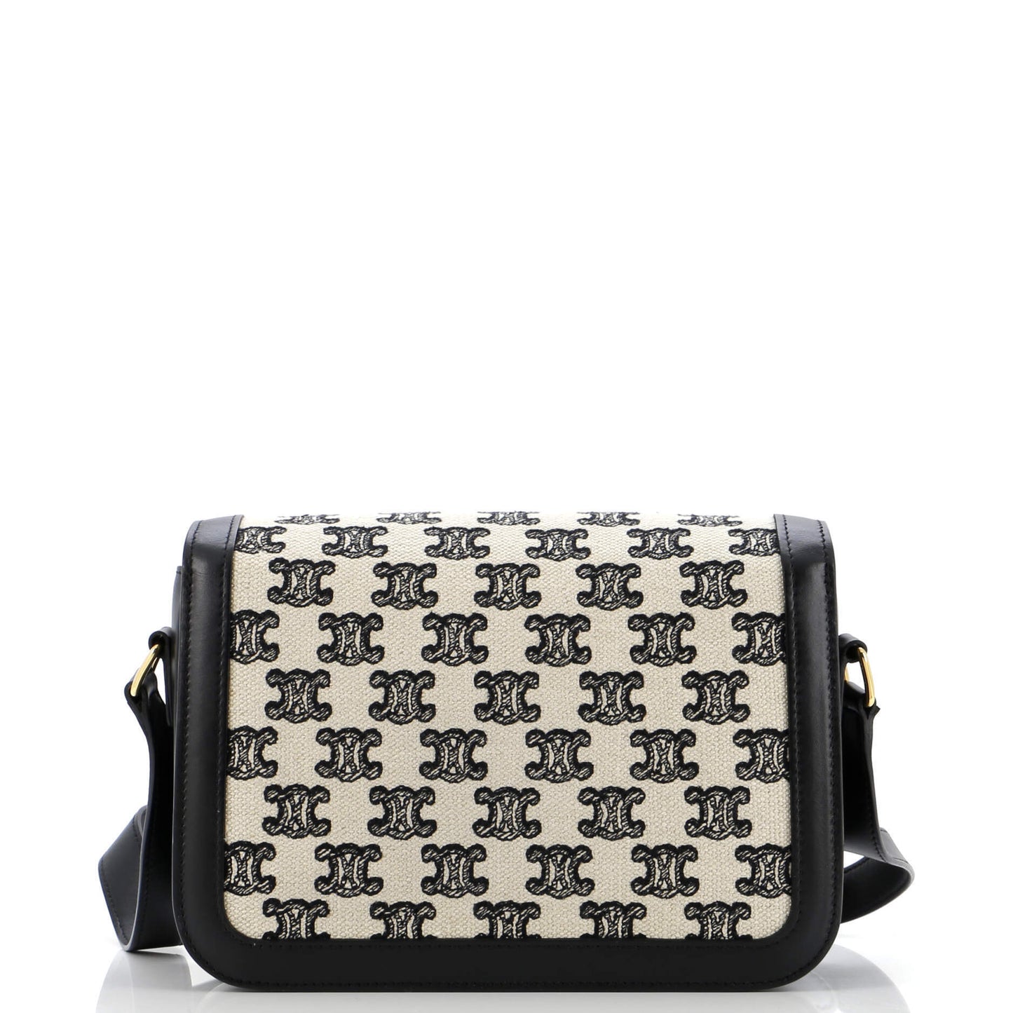 Celine Triomphe Shoulder Bag Triomphe Canvas Medium