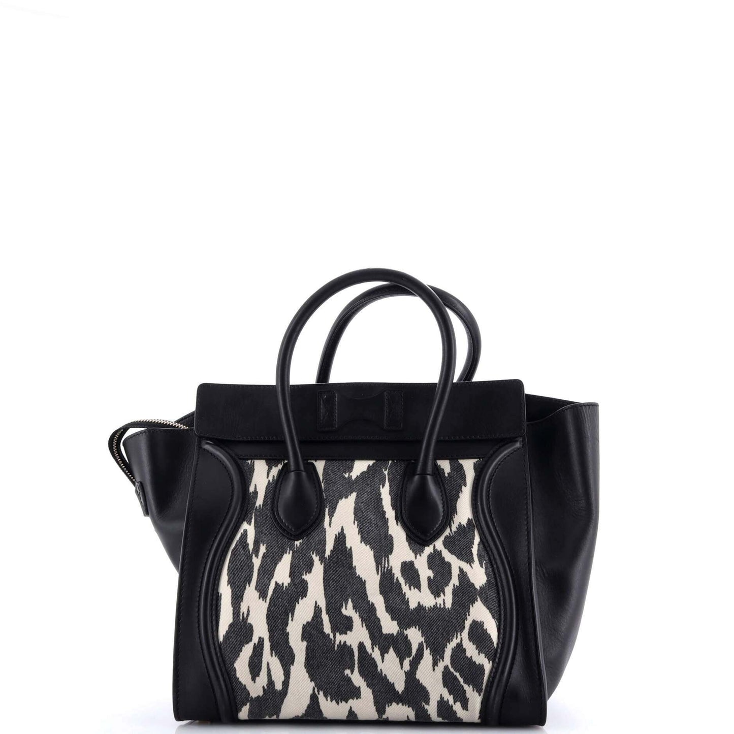 セリーヌ ラゲッジバッグ プリントキャンバス＆レザー ミニ