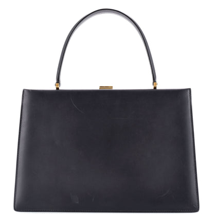 セリーヌ クラスプ トップハンドルバッグ レザー ミディアム