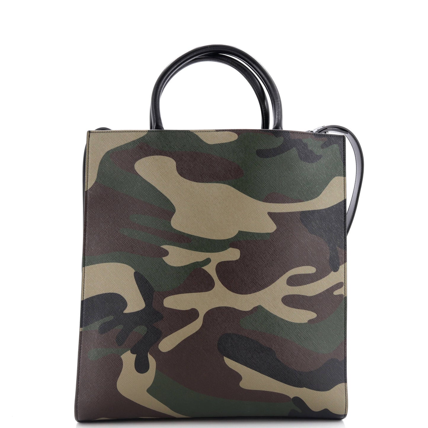 セリーヌ ヴェルティカル カバ トートバッグ カモフラージュ コーティングキャンバス ミディアム