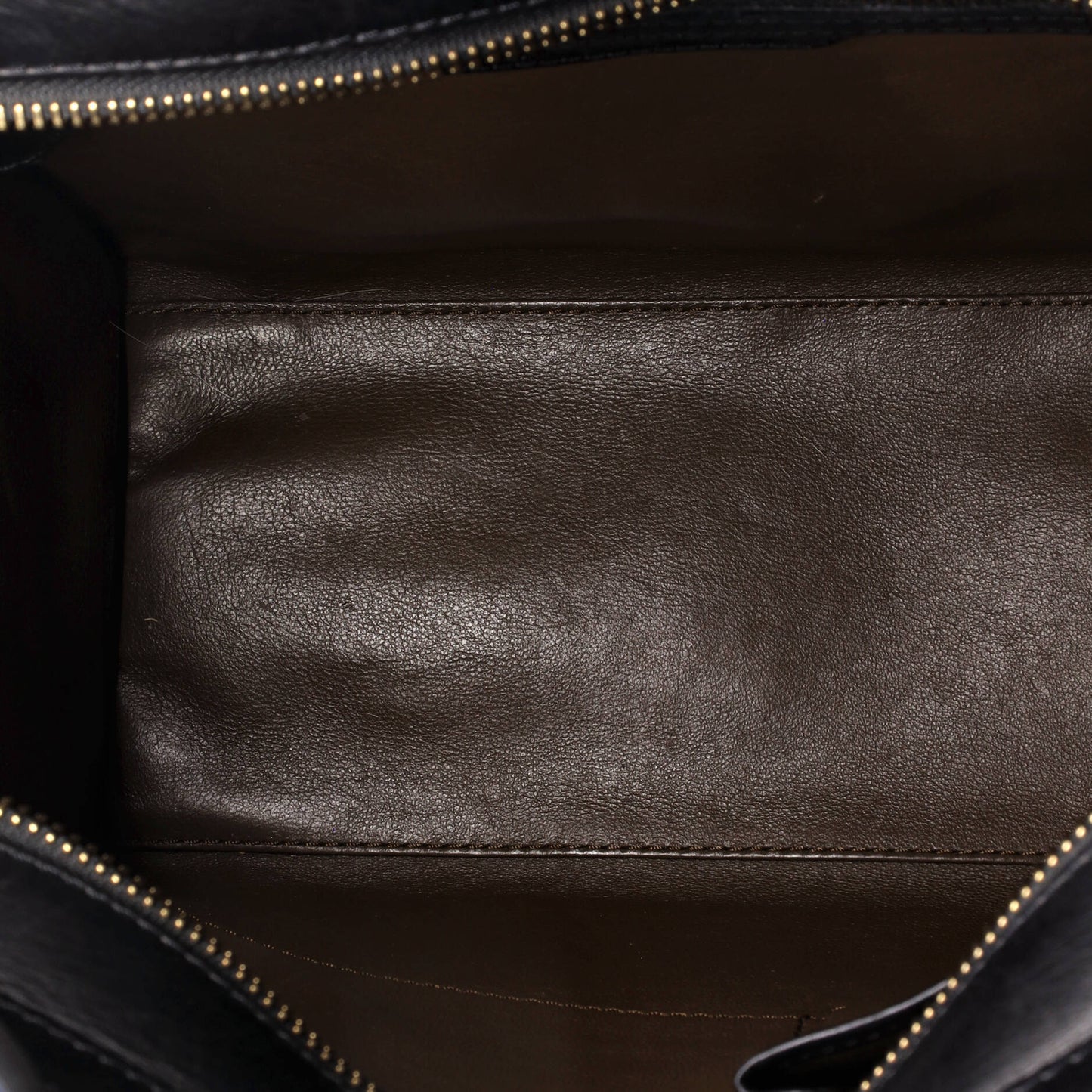 セリーヌ バイカラー ラゲッジバッグ レザー マイクロ