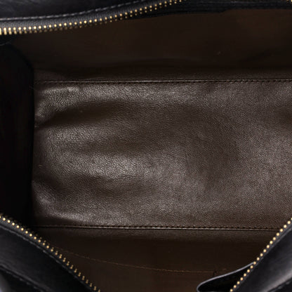 セリーヌ バイカラー ラゲッジバッグ レザー マイクロ