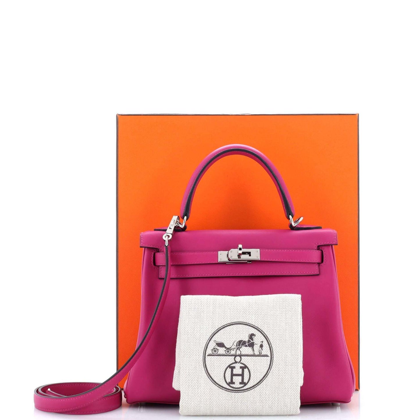HERMESケリー ピンク スイフト 25