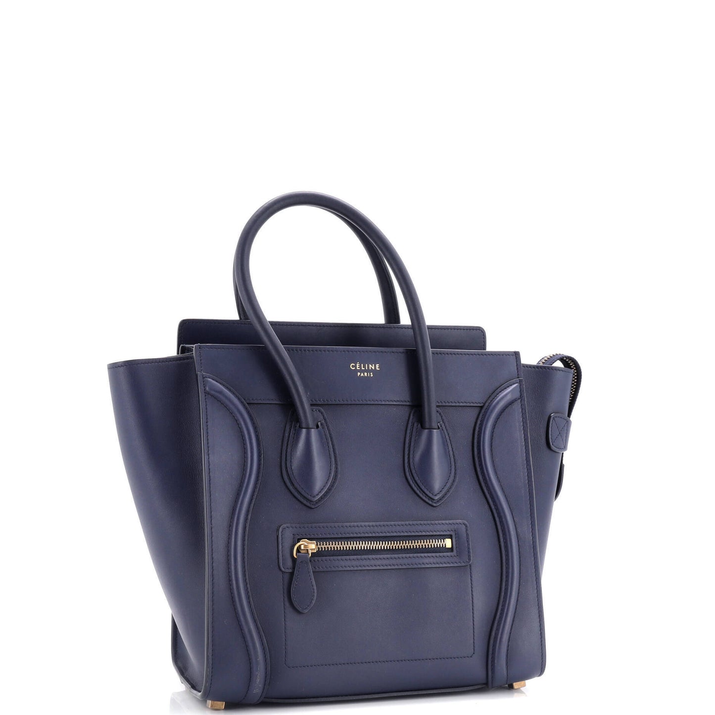 Celine Luggage Bag Smooth Leather Micro