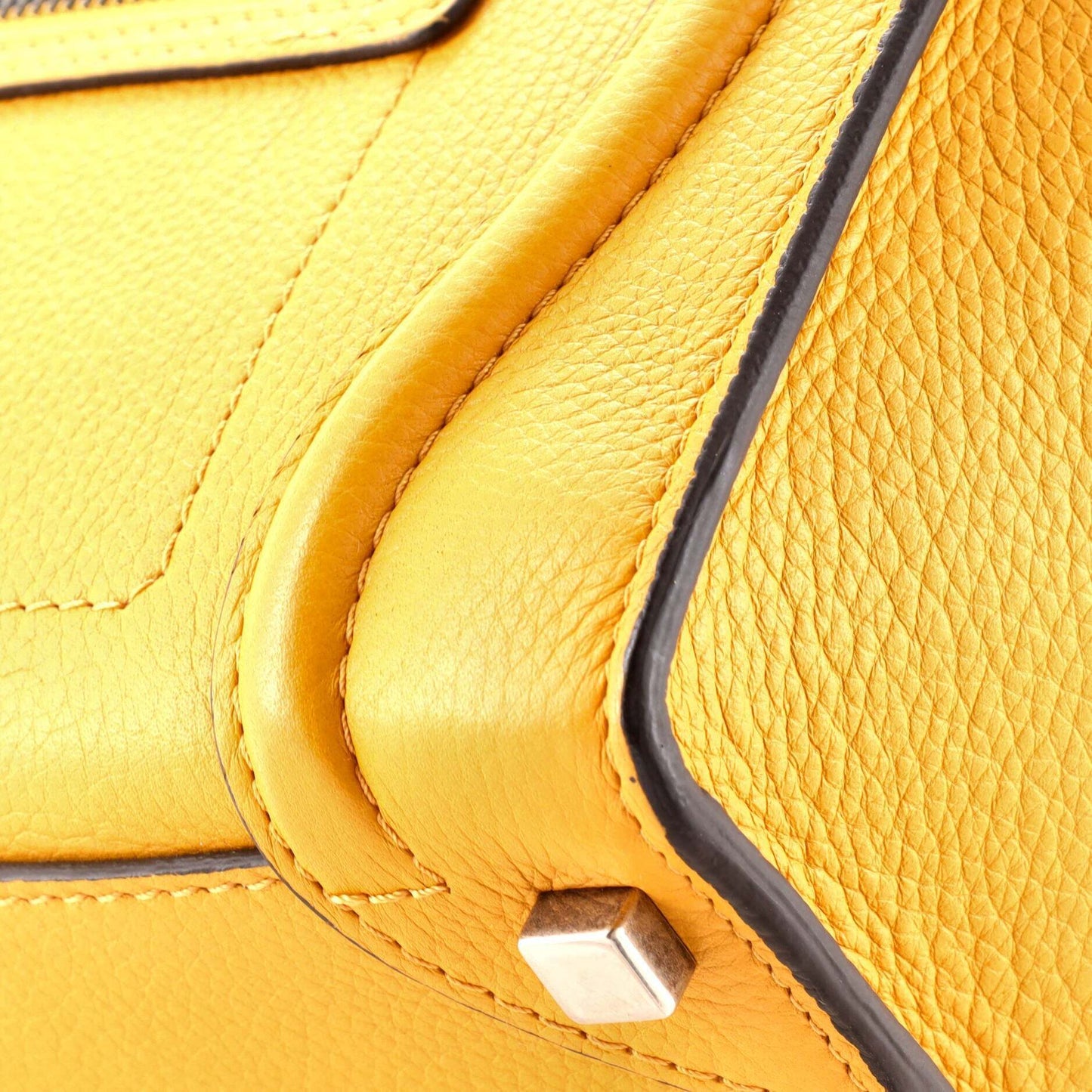 セリーヌ ラゲッジバッグ グレイニーレザー マイクロ