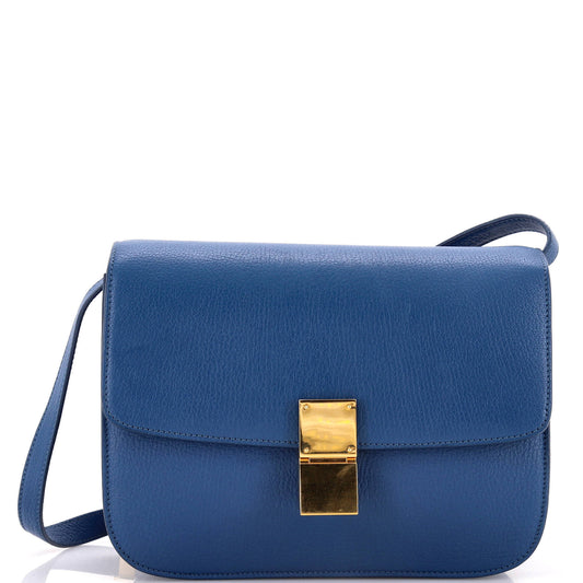 セリーヌ クラシック ボックスバッグ グレイニーレザー ミディアム