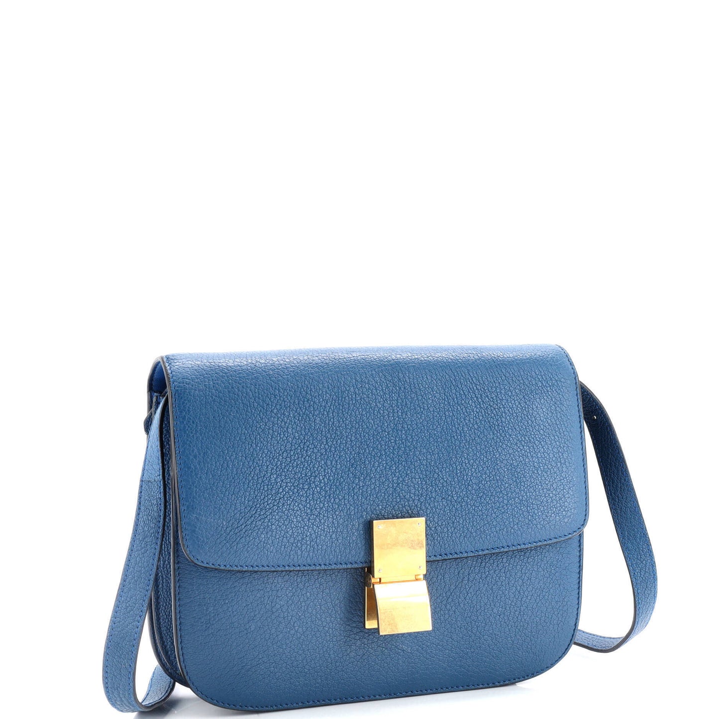 セリーヌ クラシック ボックスバッグ グレイニーレザー ミディアム