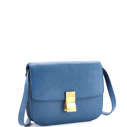 セリーヌ クラシック ボックスバッグ グレイニーレザー ミディアム