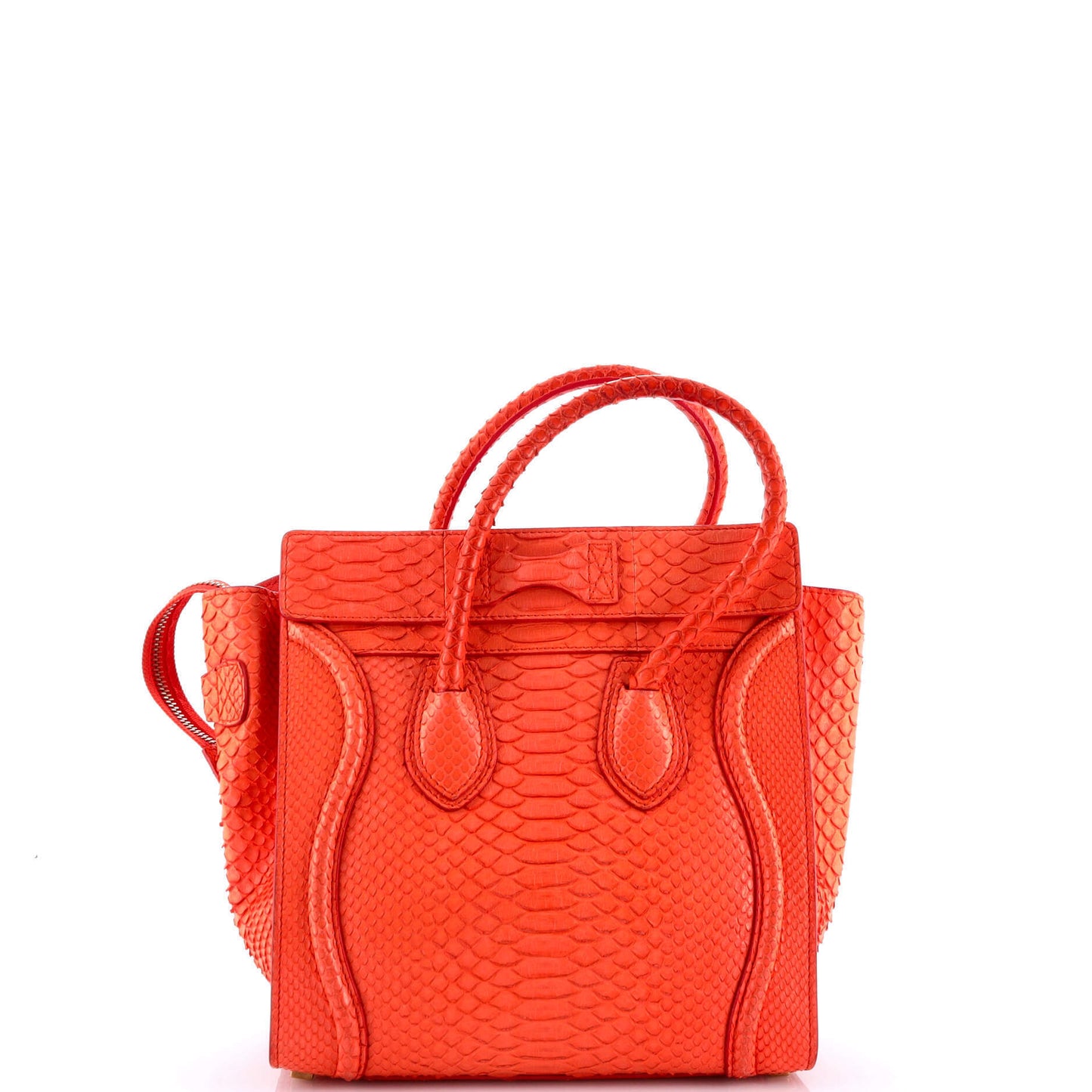 セリーヌ ラゲッジバッグ パイソン マイクロ