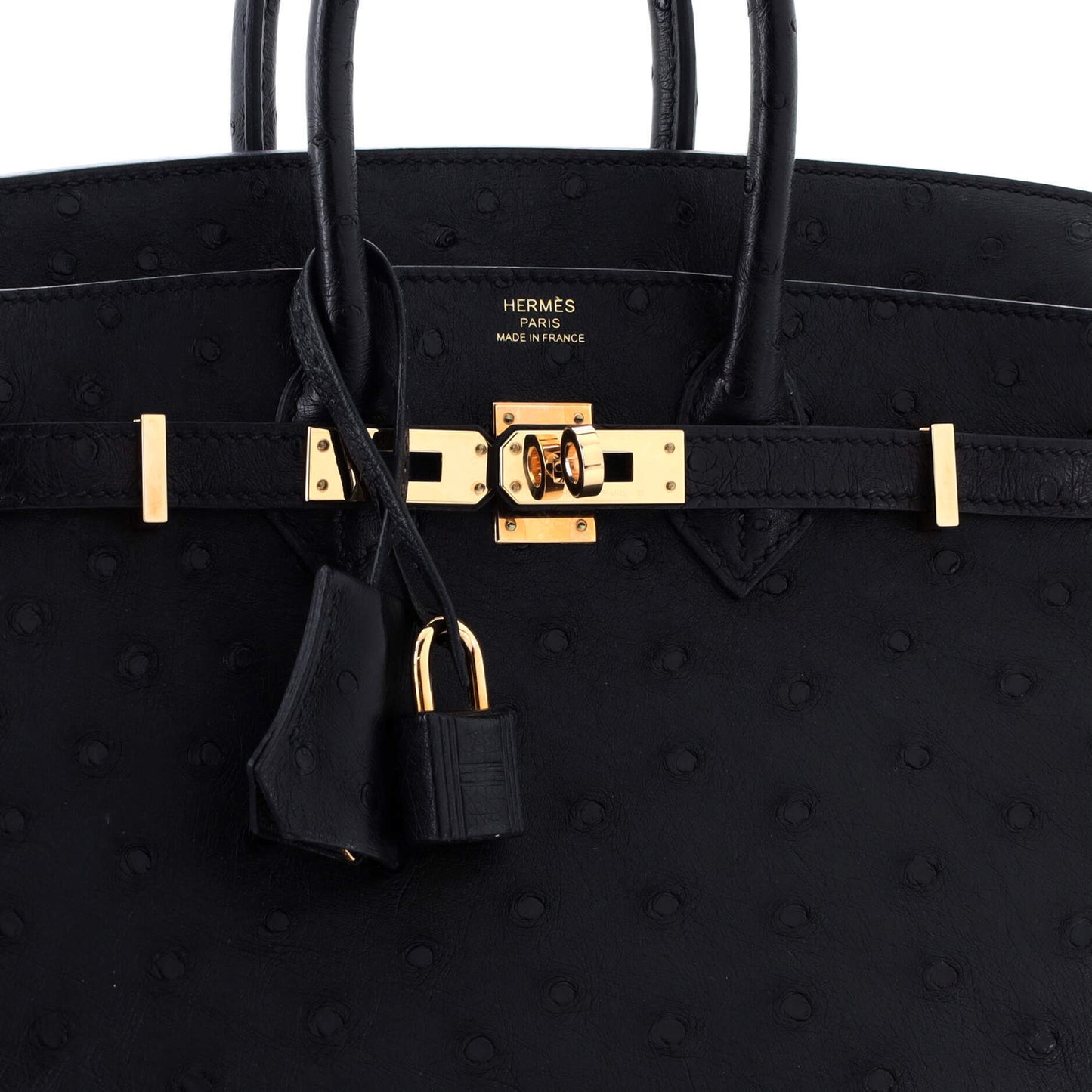 エルメス バーキン ブラックオーストリッチ ローズ 25