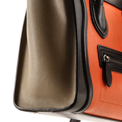 セリーヌ ラゲッジバッグ スムースレザー ナノ