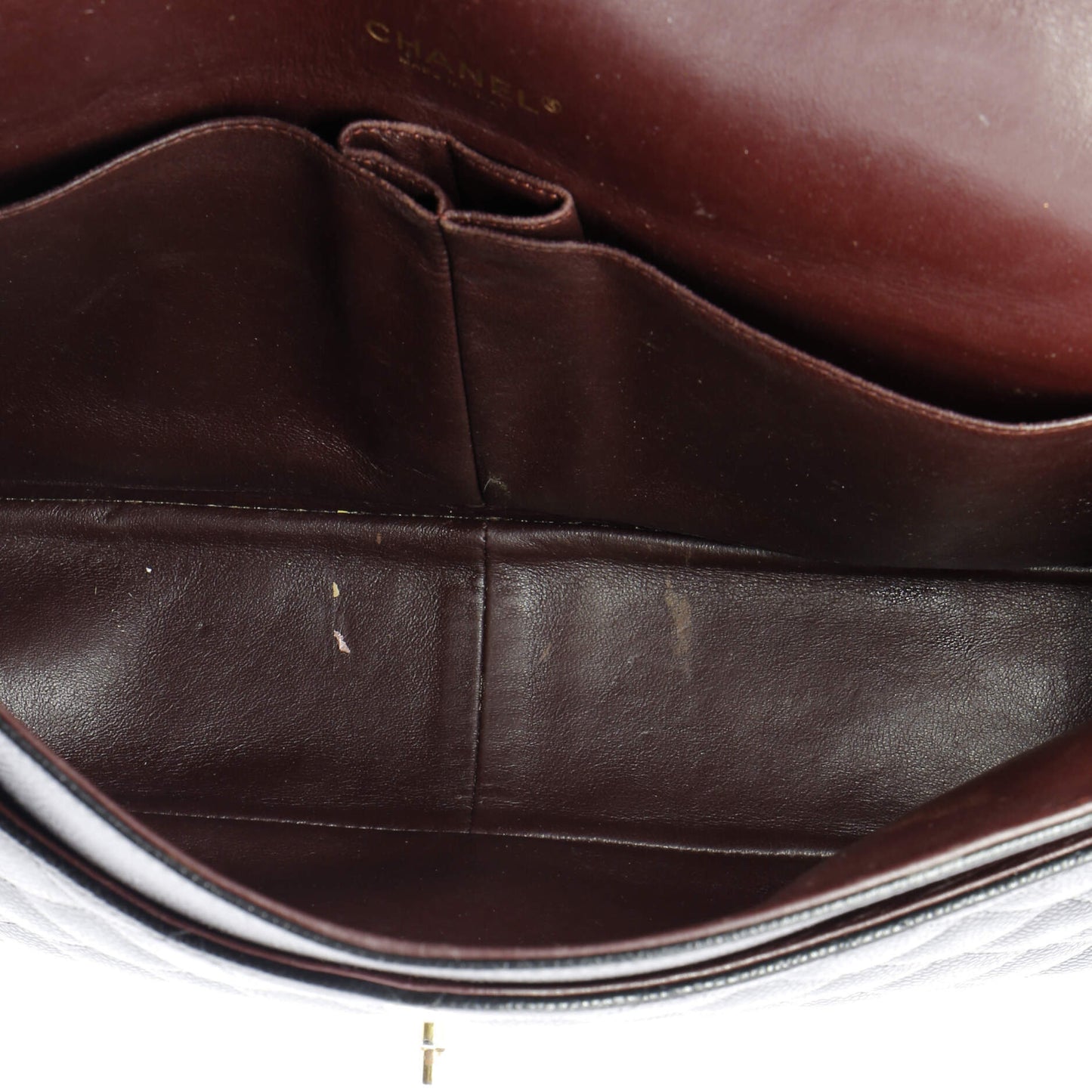 【マキシサイズ】CHANEL キャビアスキン ショルダーバッグ