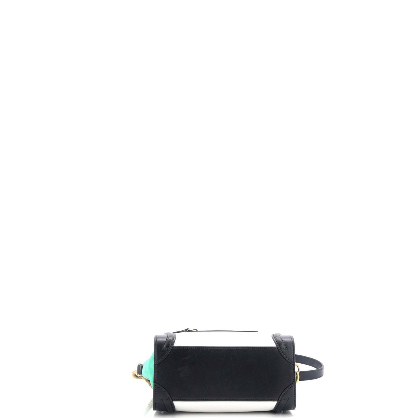 セリーヌ トリコロール ラゲッジバッグ レザー ナノ