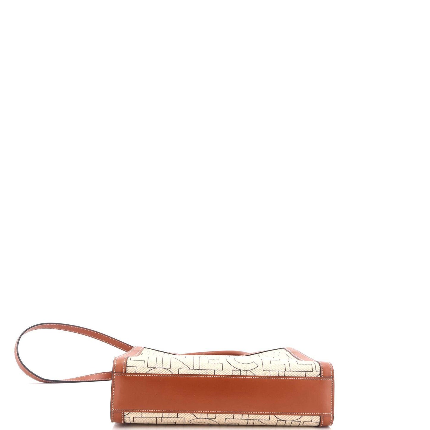 セリーヌ バーティカル カバ トート プリント キャンバス＆レザー スモール