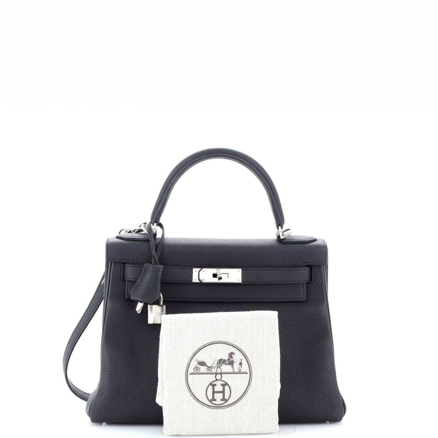 エルメス ケリー ブラック トゴ 28