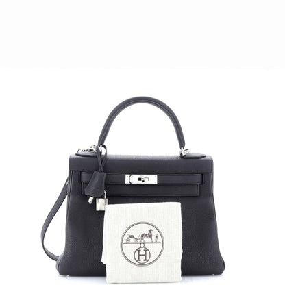 エルメス ケリー ブラック トゴ 28