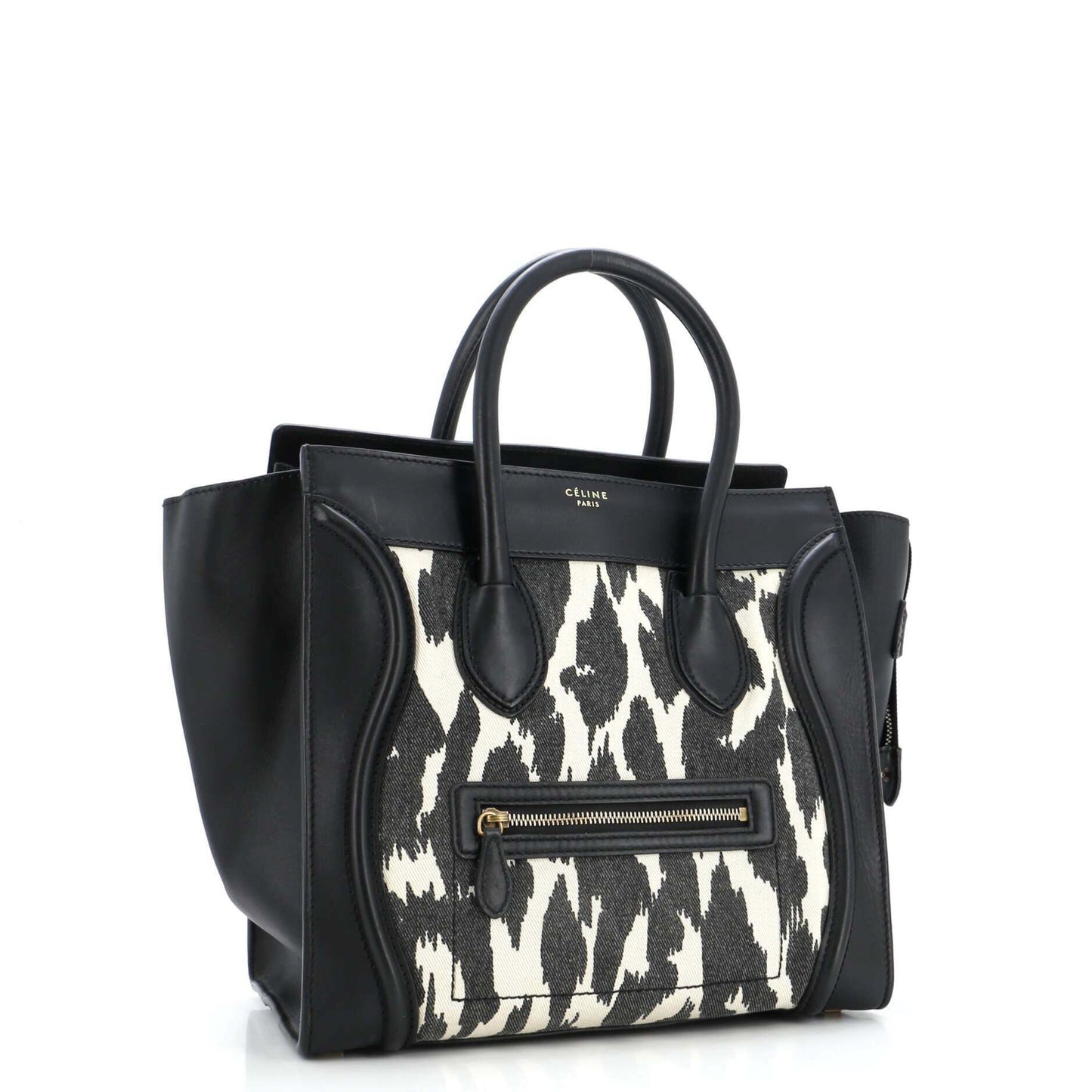 セリーヌ ラゲッジバッグ プリントキャンバス＆レザー ミニ