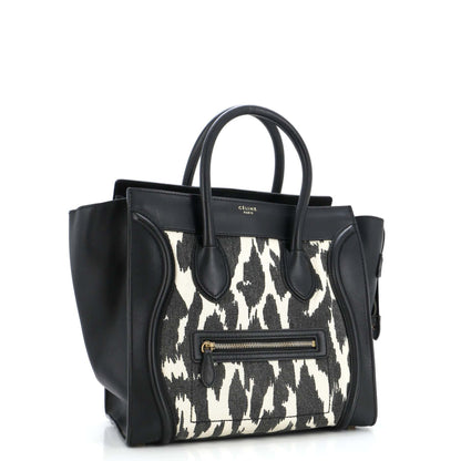 セリーヌ ラゲッジバッグ プリントキャンバス＆レザー ミニ