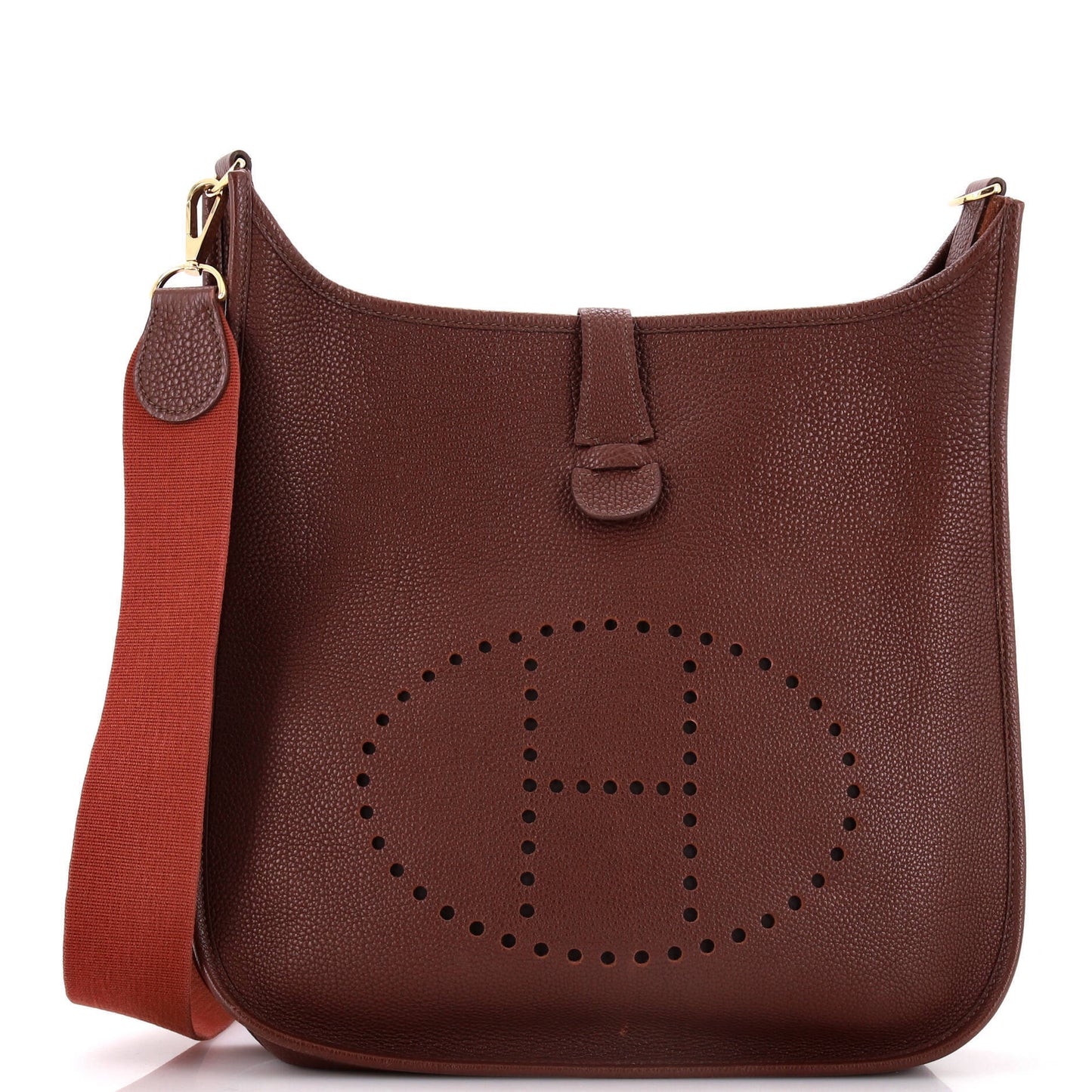 HERMESエヴリン・ エブリン クレマンス GM 赤茶