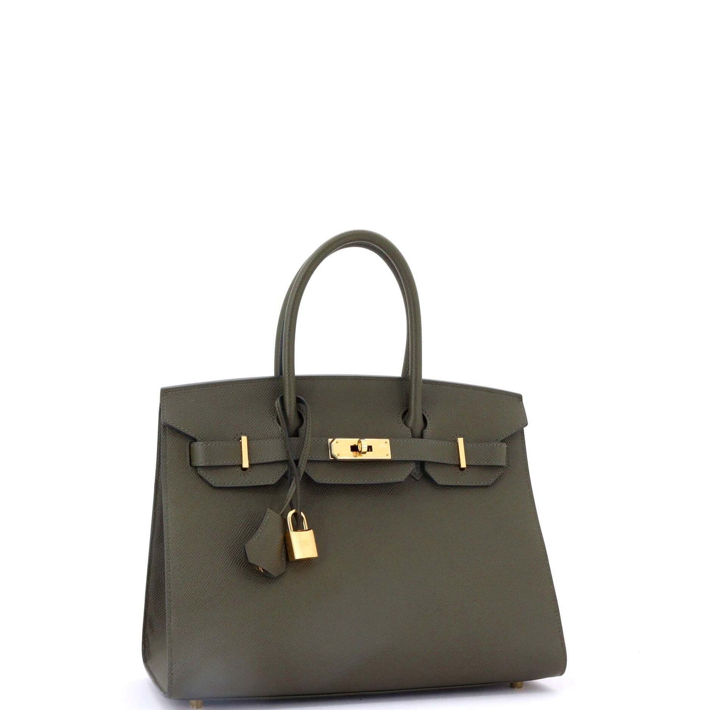 HERMESバーキン セリエ バッグ グリーン エプソン 30