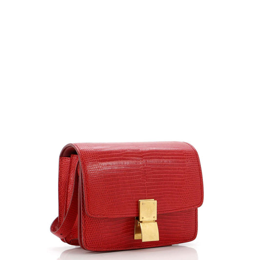 セリーヌ クラシック ボックスバッグ リザード スモール