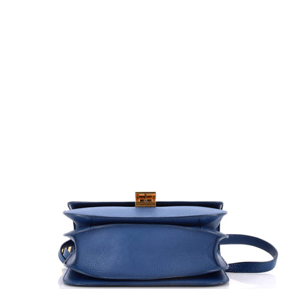 セリーヌ クラシック ボックスバッグ グレイニーレザー ミディアム