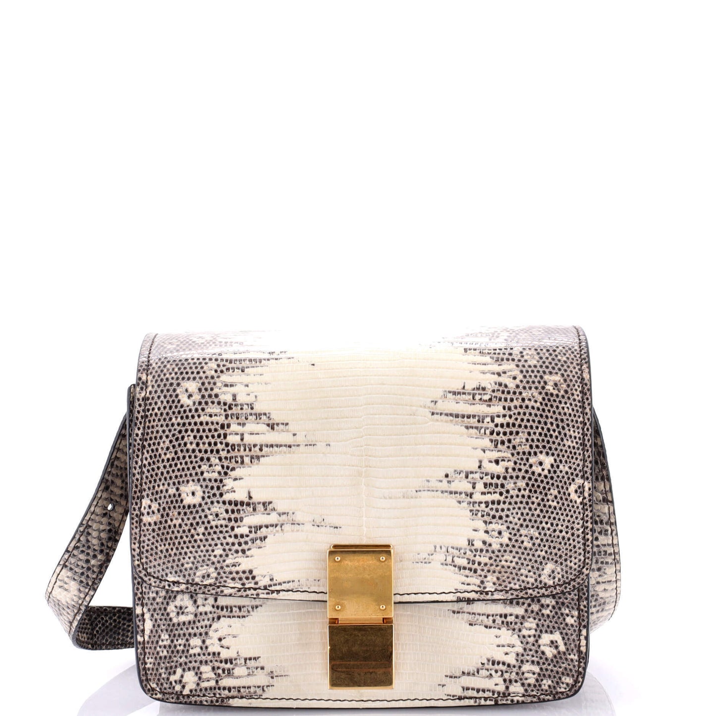 セリーヌ クラシック ボックスバッグ リザード スモール