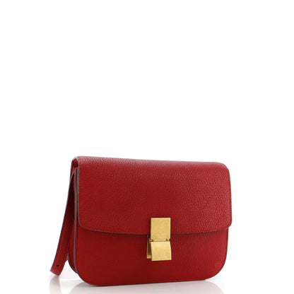 セリーヌ クラシック ボックスバッグ グレイニーレザー ミディアム