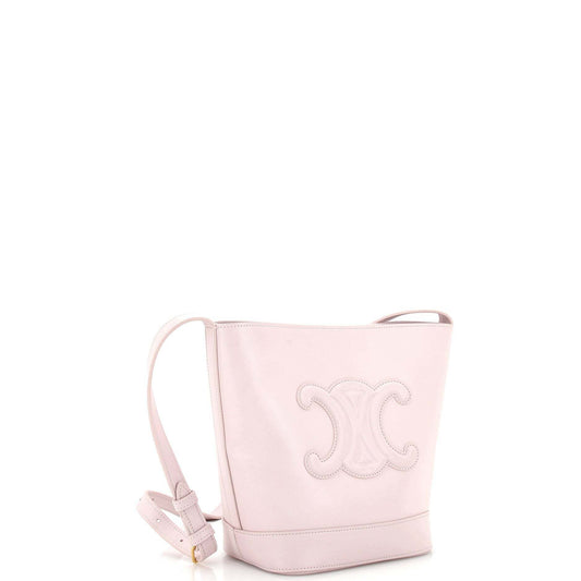 セリーヌ キュイール トリオンフ バケットバッグ レザー スモール