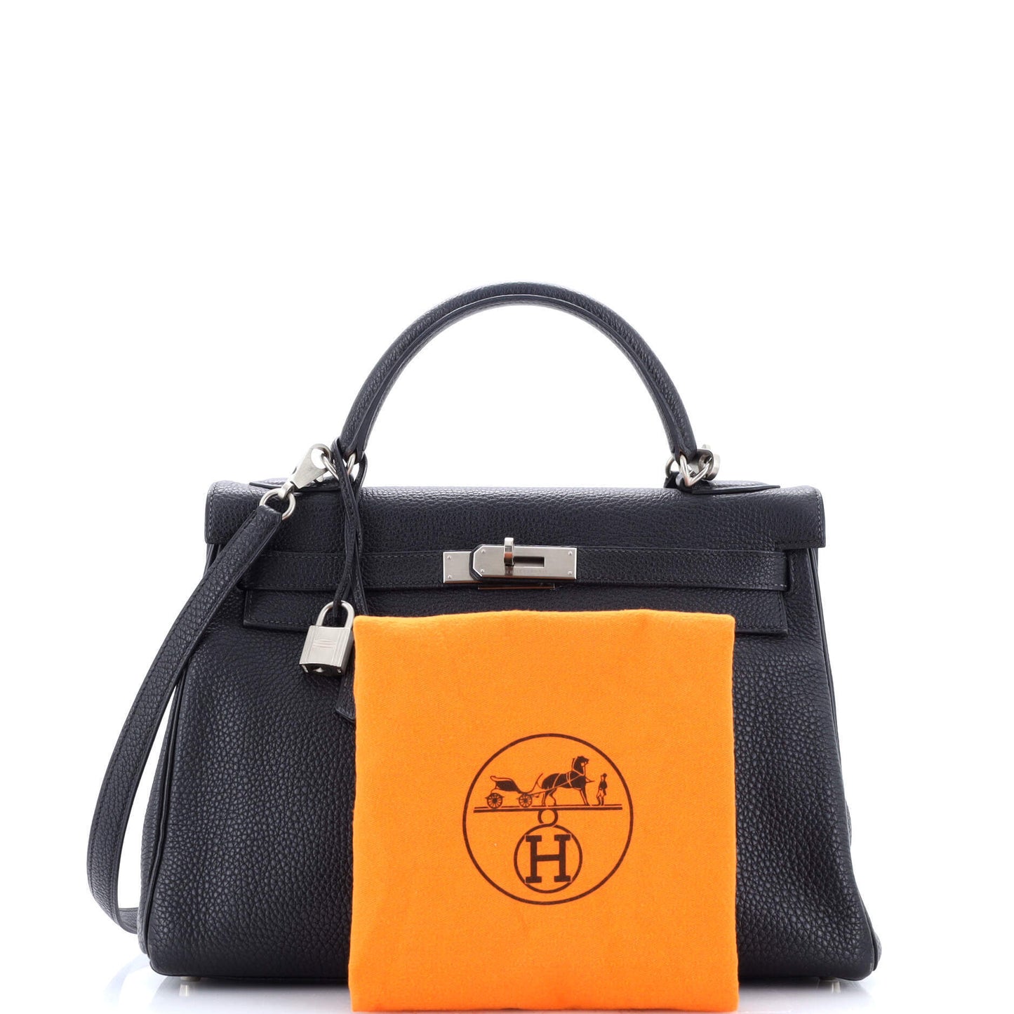 エルメス レアマット ケリー ブラック トゴ32