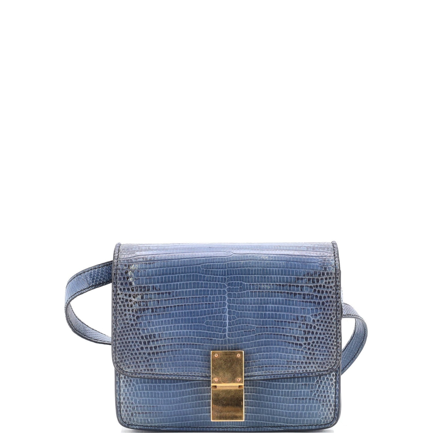 セリーヌ クラシック ボックスバッグ リザード スモール