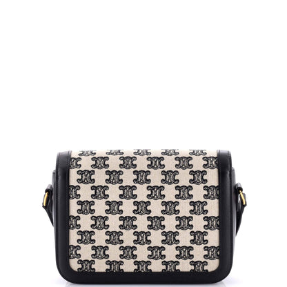 Celine Triomphe Shoulder Bag Triomphe Canvas Medium