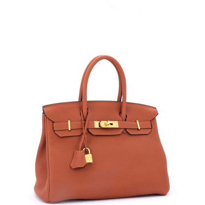 HERMESバーキン ブラウン トゴ 30 赤茶 キュイーブル