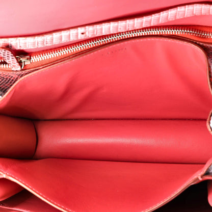 セリーヌ クラシック ボックスバッグ リザード ミディアム