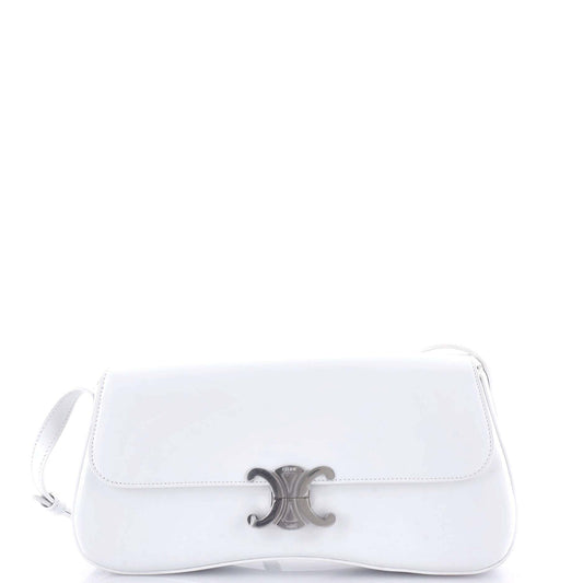 セリーヌ ローラ トリオンフ ショルダーバッグ カーフスキン ミディアム