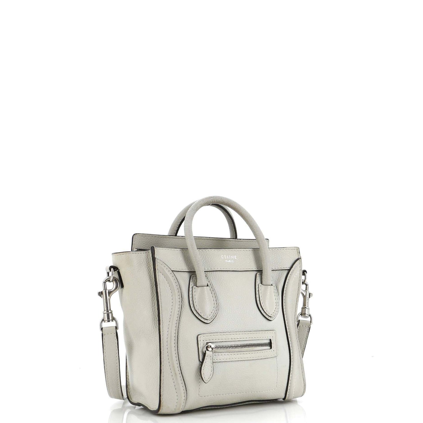 セリーヌ ラゲッジバッグ グレイニーレザー ナノ