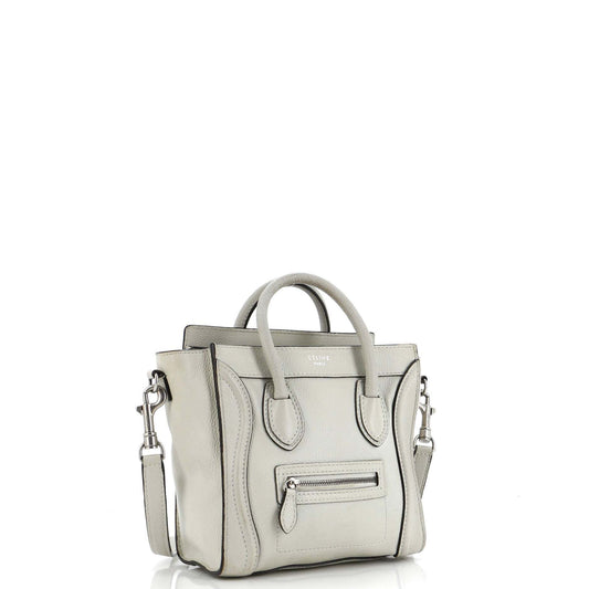 セリーヌ ラゲッジバッグ グレイニーレザー ナノ