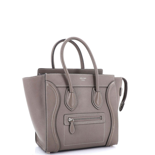 セリーヌ ラゲッジバッグ グレイニーレザー マイクロ