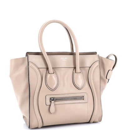 セリーヌ ラゲッジバッグ グレイニーレザー マイクロ