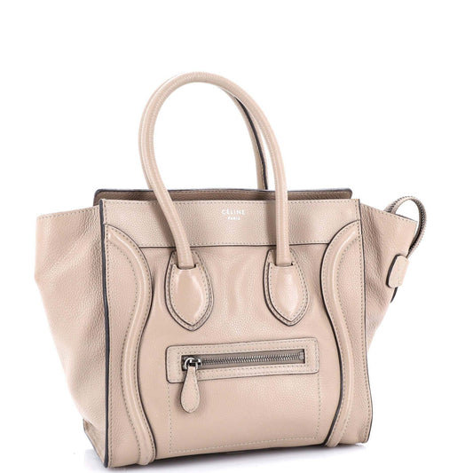 セリーヌ ラゲッジバッグ グレイニーレザー マイクロ