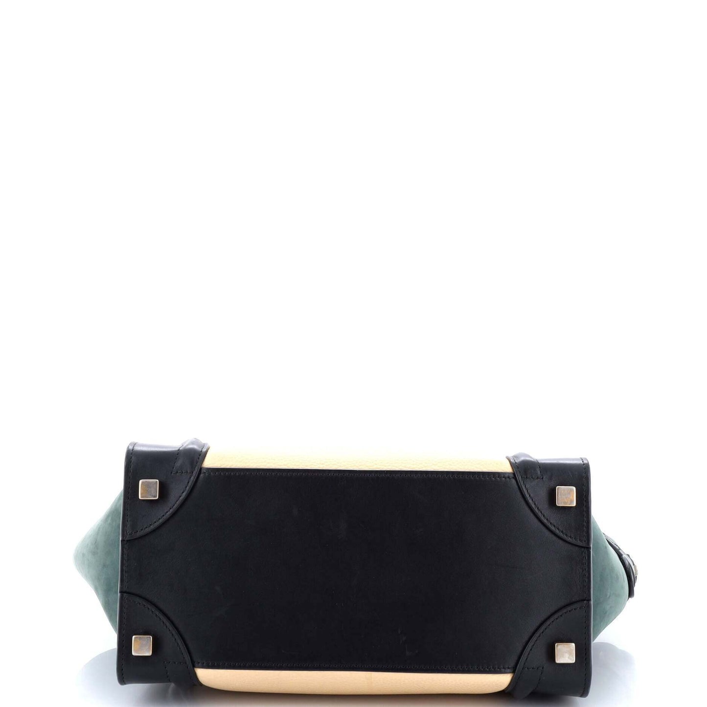 セリーヌ トリコロール ラゲッジバッグ レザー マイクロ