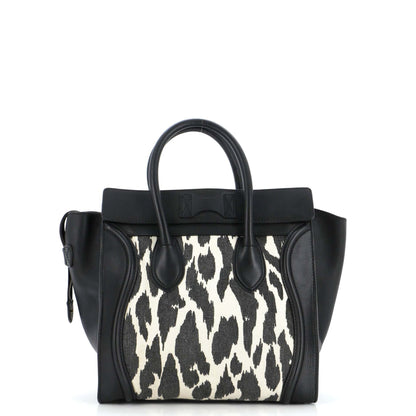 セリーヌ ラゲッジバッグ プリントキャンバス＆レザー ミニ