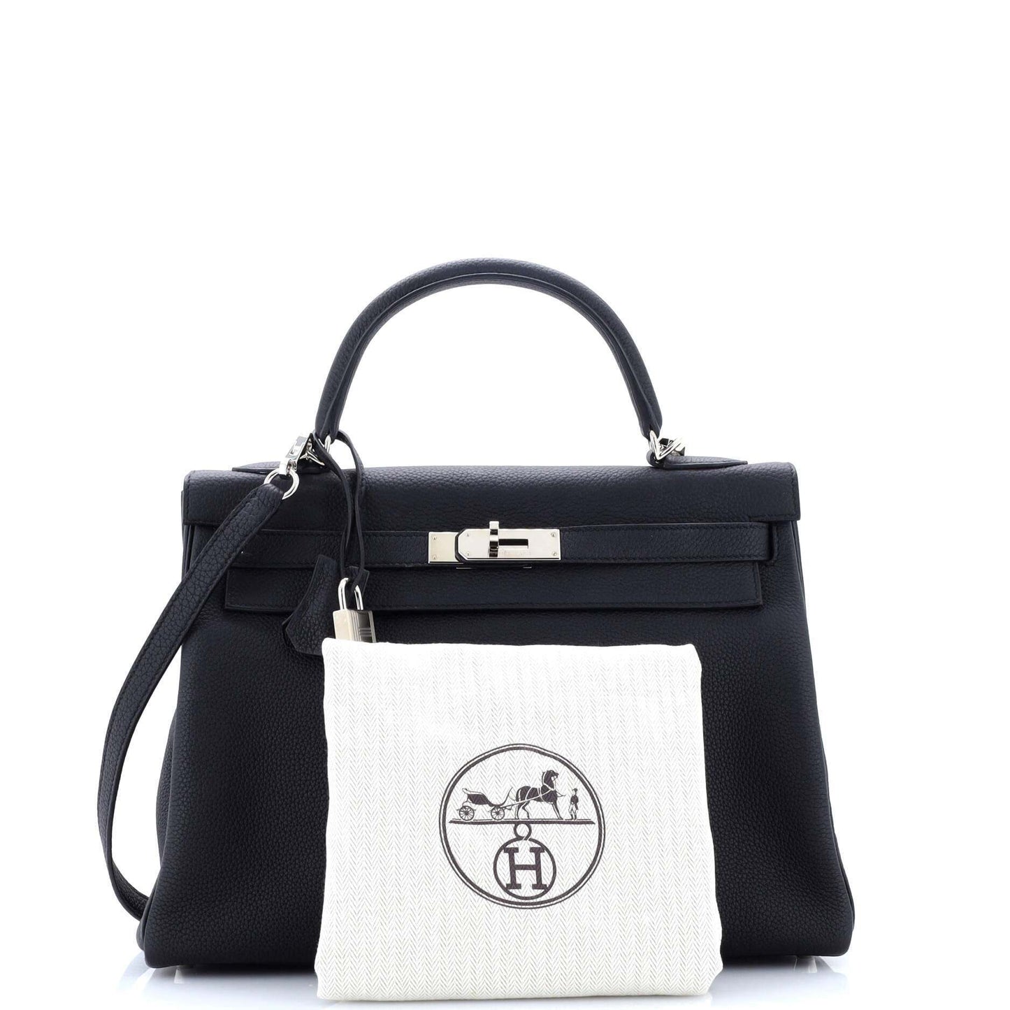 エルメス ケリー ブラック トゴ 32