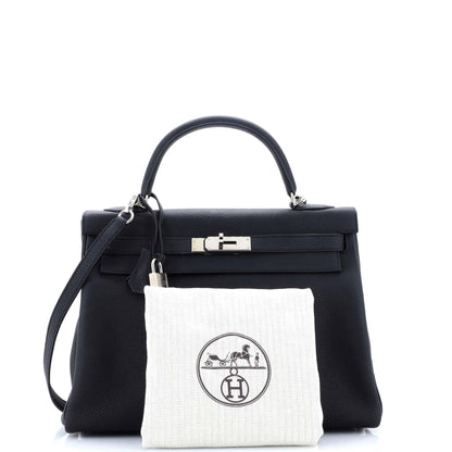 エルメス ケリー ブラック トゴ 32