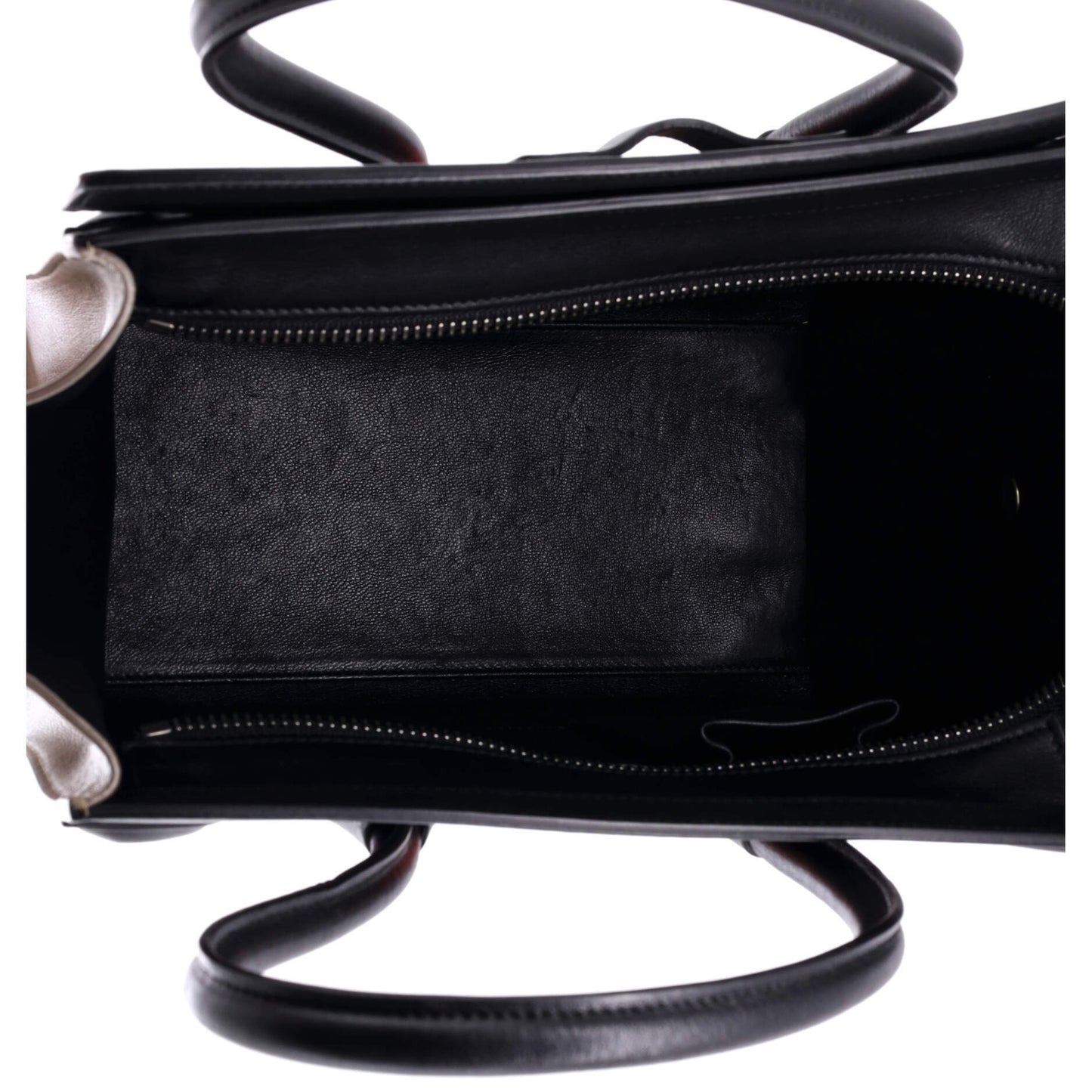 セリーヌ トリコロール ラゲッジバッグ レザー マイクロ