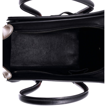 セリーヌ トリコロール ラゲッジバッグ レザー マイクロ