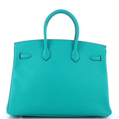 HERMESバーキン ブルーエプソン 35